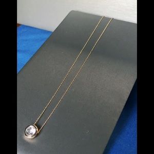 Gold Diamond Pendant Necklace